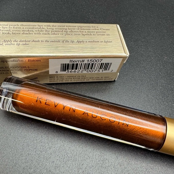 Kevyn Aucoin Molten Lip Color - Bronze Full Size New in box - Picture 10 of 11
